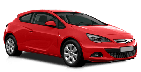 Opel Astra GTC Красный лак