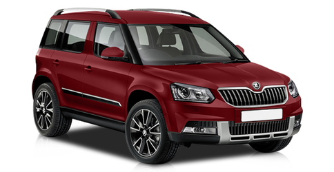 Skoda Yeti Красный Ruby Red Металлик